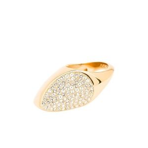 COPY - Cc Skye pave slice ring. 18k gold plated size 7